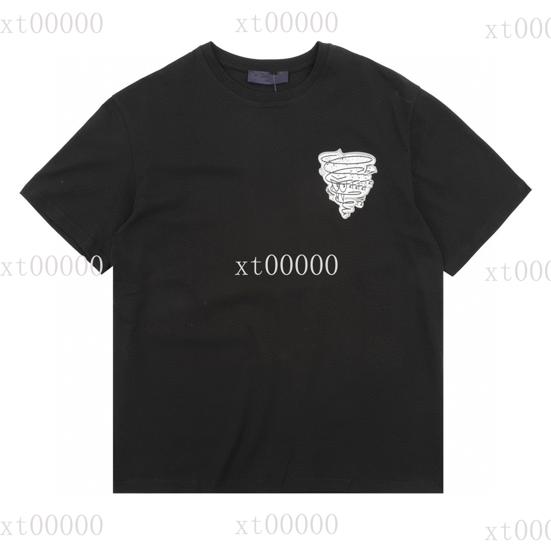 22SS Designer Lettre Imprimé T-shirts Tee Sweat Mode High Street Manches Courtes D'été T-shirt Décontracté Respirant Hommes Femmes Ras Du Cou T-s