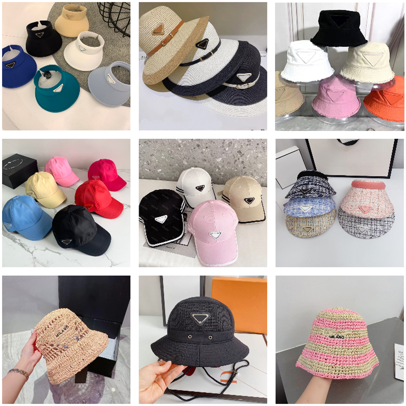 

P Designer Hat Bucket Hats for Women Men cap womens Luxury Designer Caps Hats Mens Bonnet Beanie Cappelli Firmati Summer Trucker Fitted, P22-4193d
