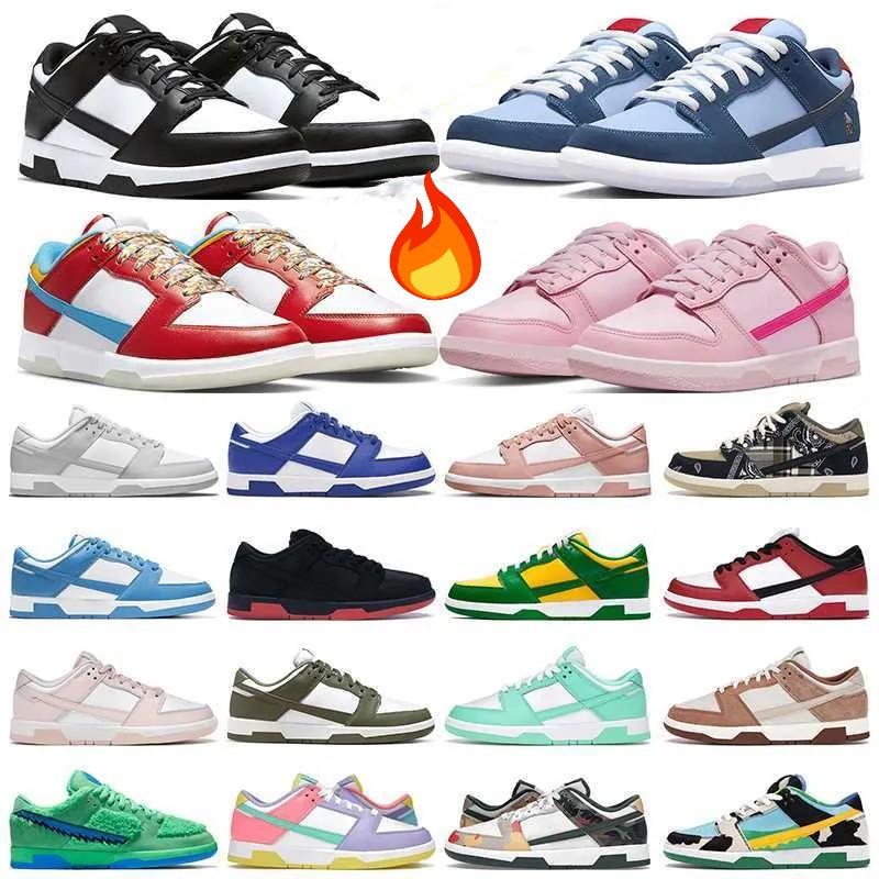 

casual shoes panda dunks Men Women running shoes Fruity Pebbles Triple Pink Why So Sad Medium Olive Rose Whisper Grey Fog Orange Pearl UNC GAI trainers sneakers, Hyper cobalt