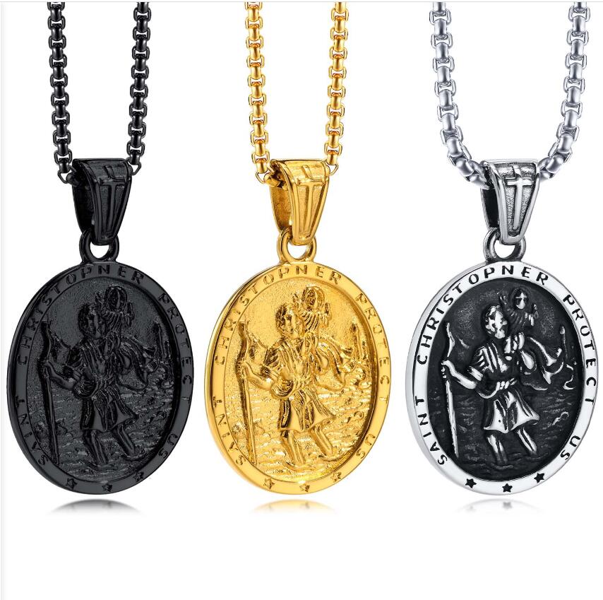 

St. Christopher Protect Me For Women Saint Christophe Religious Jewelry