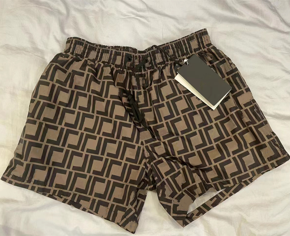 designers mens shorts Feni FF quality endi Men summer quick drying swimwear men swimsuit swimming trunks sexy beach shorts surf board man clothin