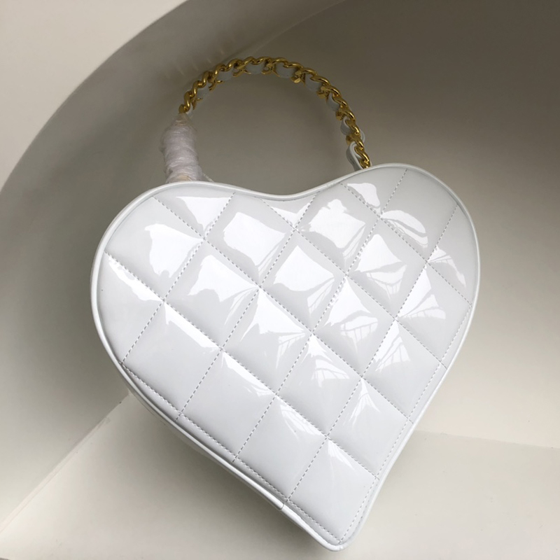 

designer bag Lady Heart-shaped bag Genuine leather Shoulder bag Luxury Handbag Delicate knockoff Super_bagss With Box YC060