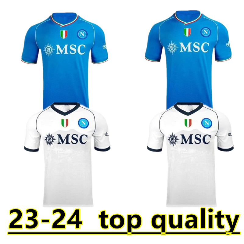 

2023 2024 Napoli soccer jerseys Fans Player version MEN SETS KIDS KIT Naples 23 24 RASPADORI SIMEONE OSIMHEN KVARATSKHELIA MARADONA uniform ELMAS football shirt T88, Black
