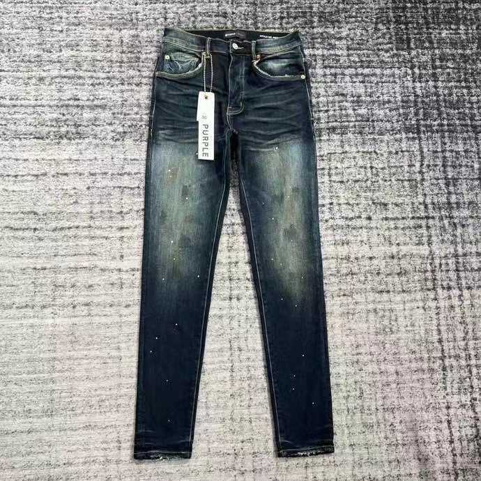 

2023 PURPLE-BRAN* Men Designer Antiaging Slim Fit Casual Jeans PU20231200 Size 30-32-34--38 001, #1
