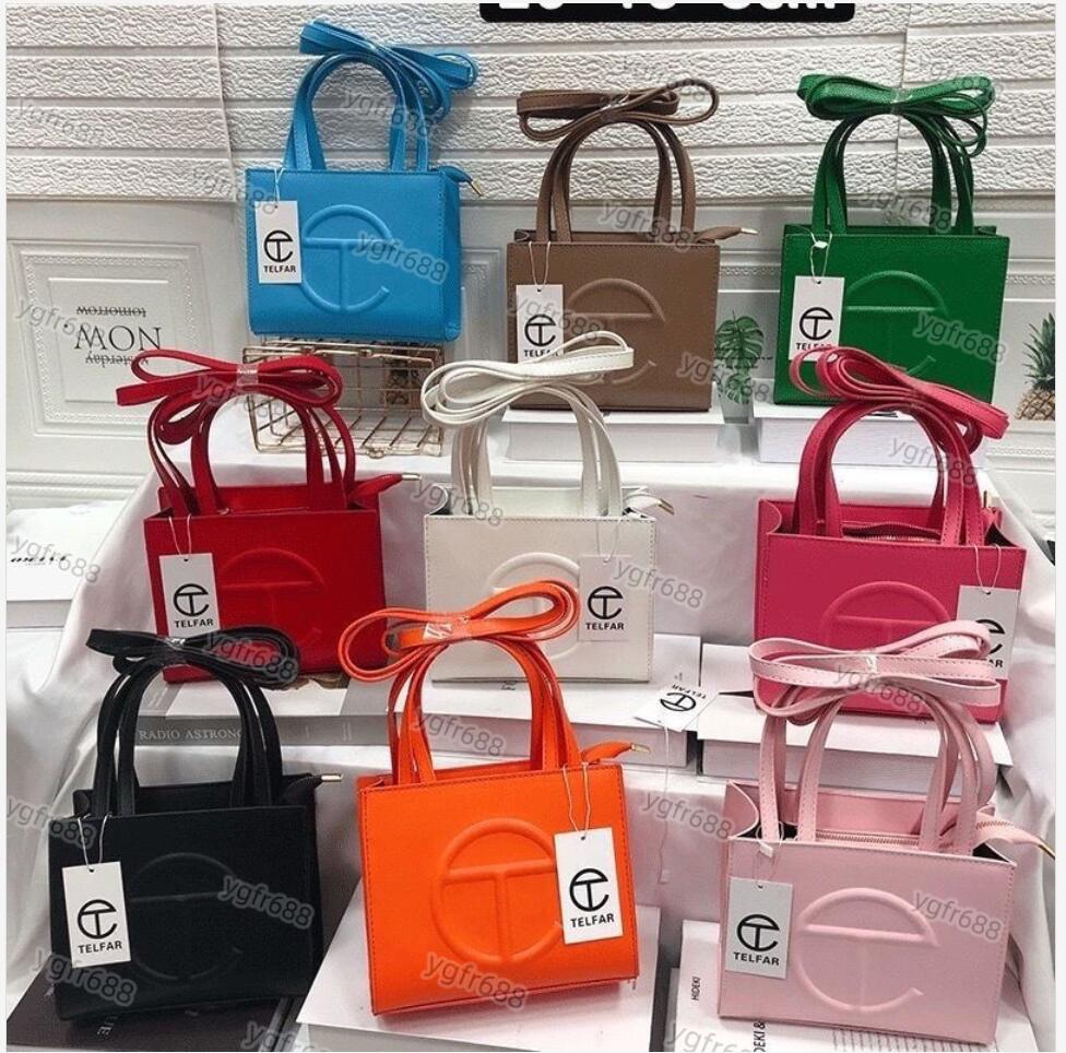 

designer bag Telfars Bags Top Shoulder Bags Soft Leather Small Medium Handbags Women Men Tote Shopping Crossbody Designer Bag Pink white Black purse the tote bag, Blue