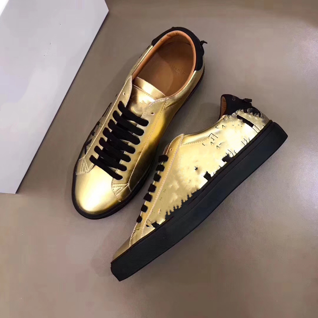 

New fashion gentleman shoes manual leisure sneaker size38~45 Silver white, Gold