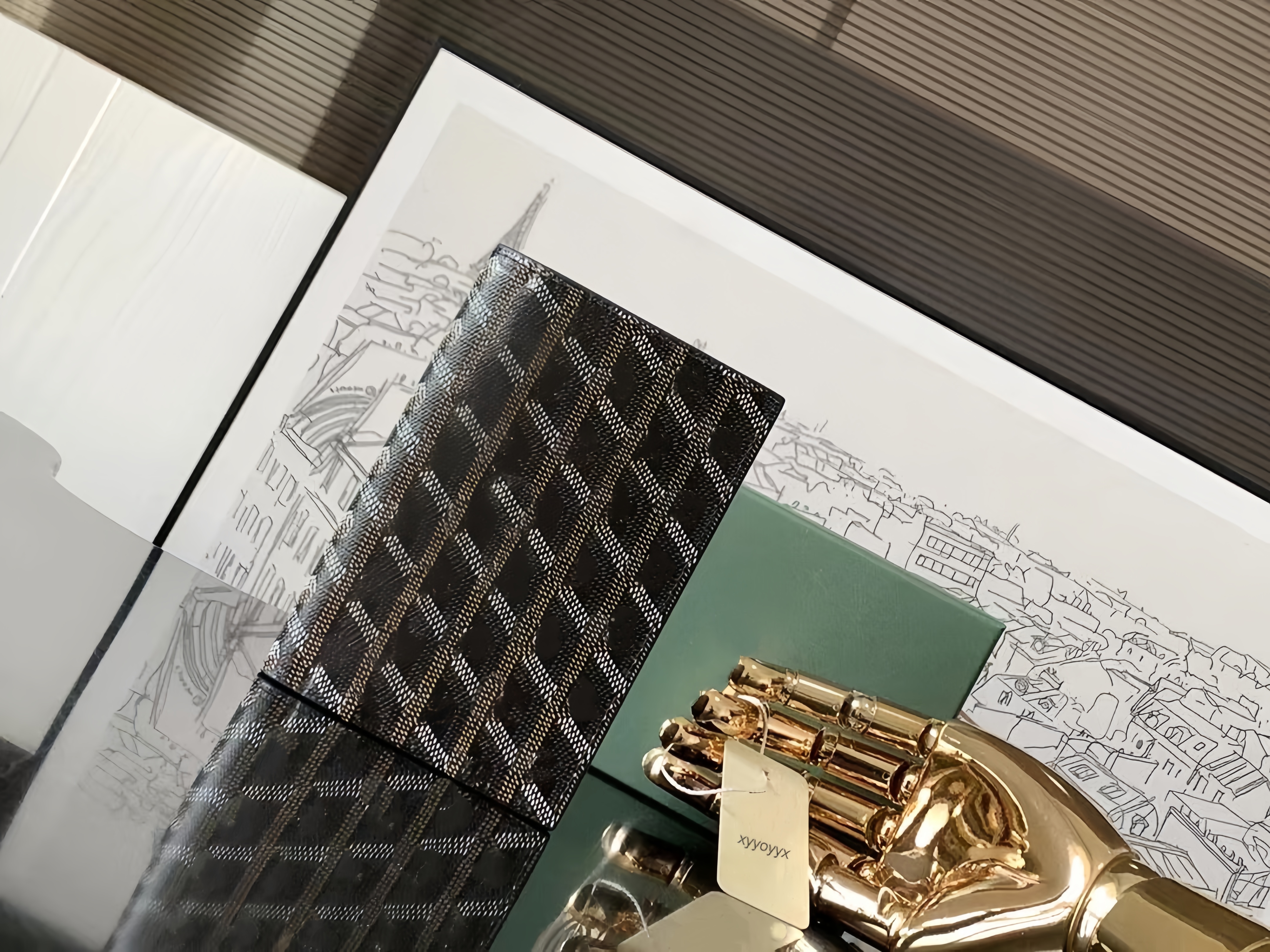 

Hot designer card holder mens wallets designers loyal historical heritage uncompromising craftsmanship pioneering creative design high-quality card holder, Grey