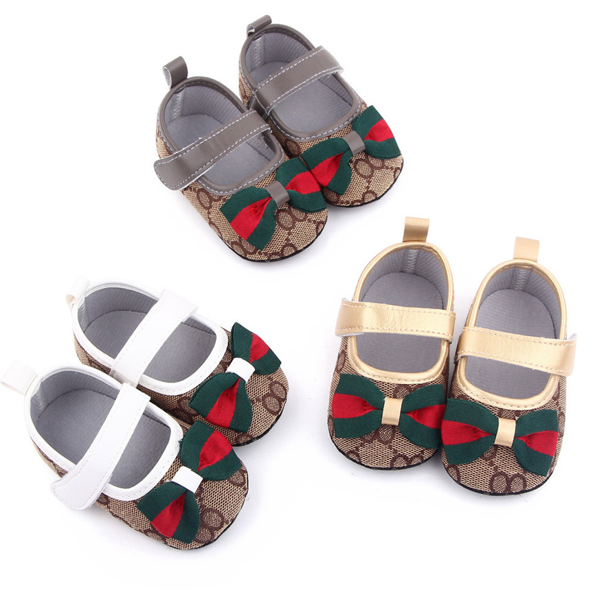 

Newborn Boys Girls First Walkers Soft Sole Plaid Baby Shoes Infants Antislip Casual Shoes sneakers 0-18Months, White