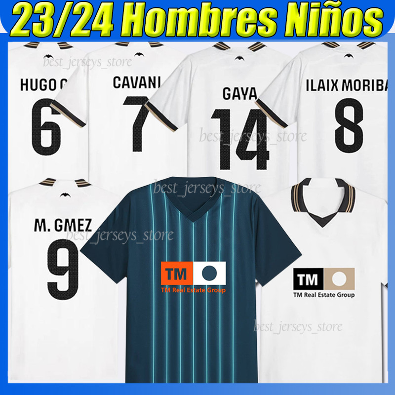 

23/24 VaLeNcIaS soccer jerseys CAVANI GUEDES GAMEIRO camisetas de futbol RODRIGO Gaya M.Gomez 2023 2024 Away Rivero C.SOLER Cheryshev men kids kits football shirts, 23-24 away