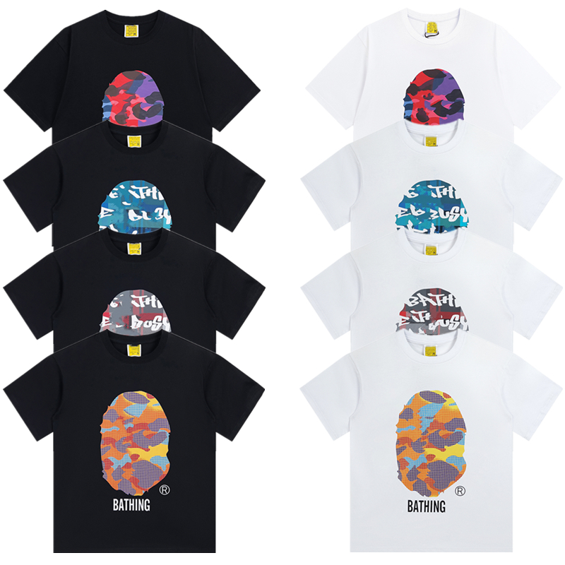 

designer Mens T Shirts Top Craftsmanship mens womens Fashion tshirt Foam Print Short Sleeve Street Casual tees Cotton polo tshirts, No.24