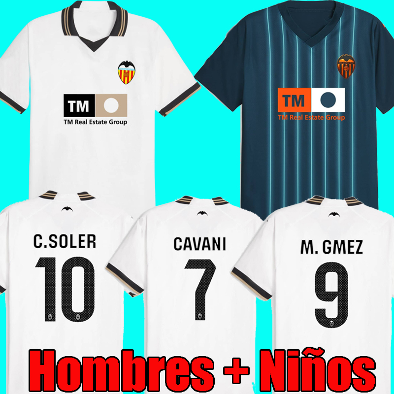 

23 24 Valencias CF home away soccer jerseys CAVANI GUEDES GAMEIRO camisetas de futbol RODRIGO Gaya M.Gomez men kids kit football shirts 2023 Rivero C.SOLER, Men home sea