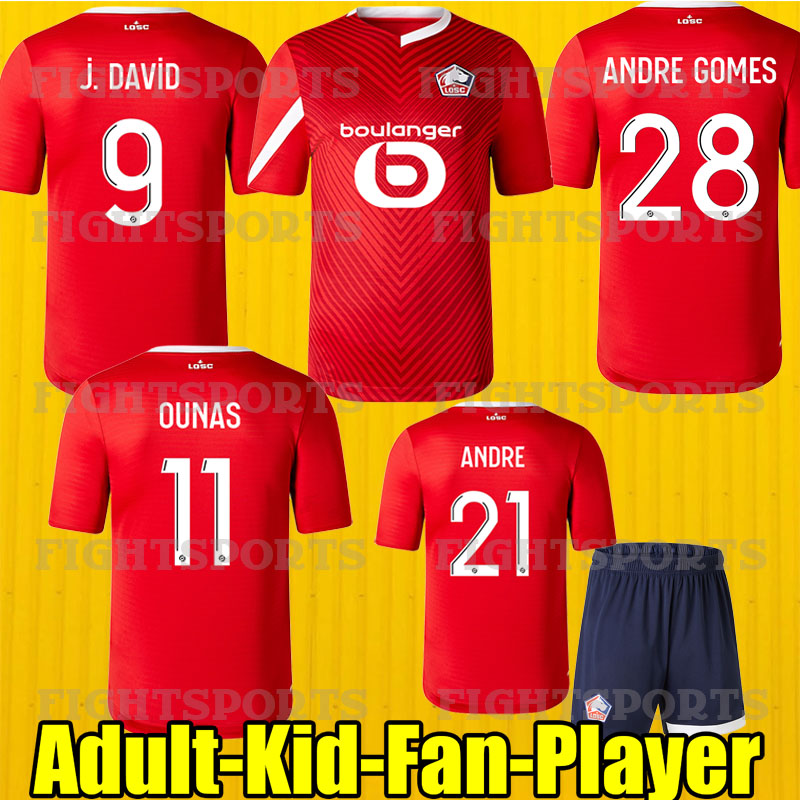 

23 24 LOSC Lille soccer jerseys 2023 2024 beige tops tee shirts BAMBA YAZICI football shirts JIKONE R.SANCHES T.WEAH L.ARAUJO maillots Adult Kids Kit jersey, 23 24 home patch