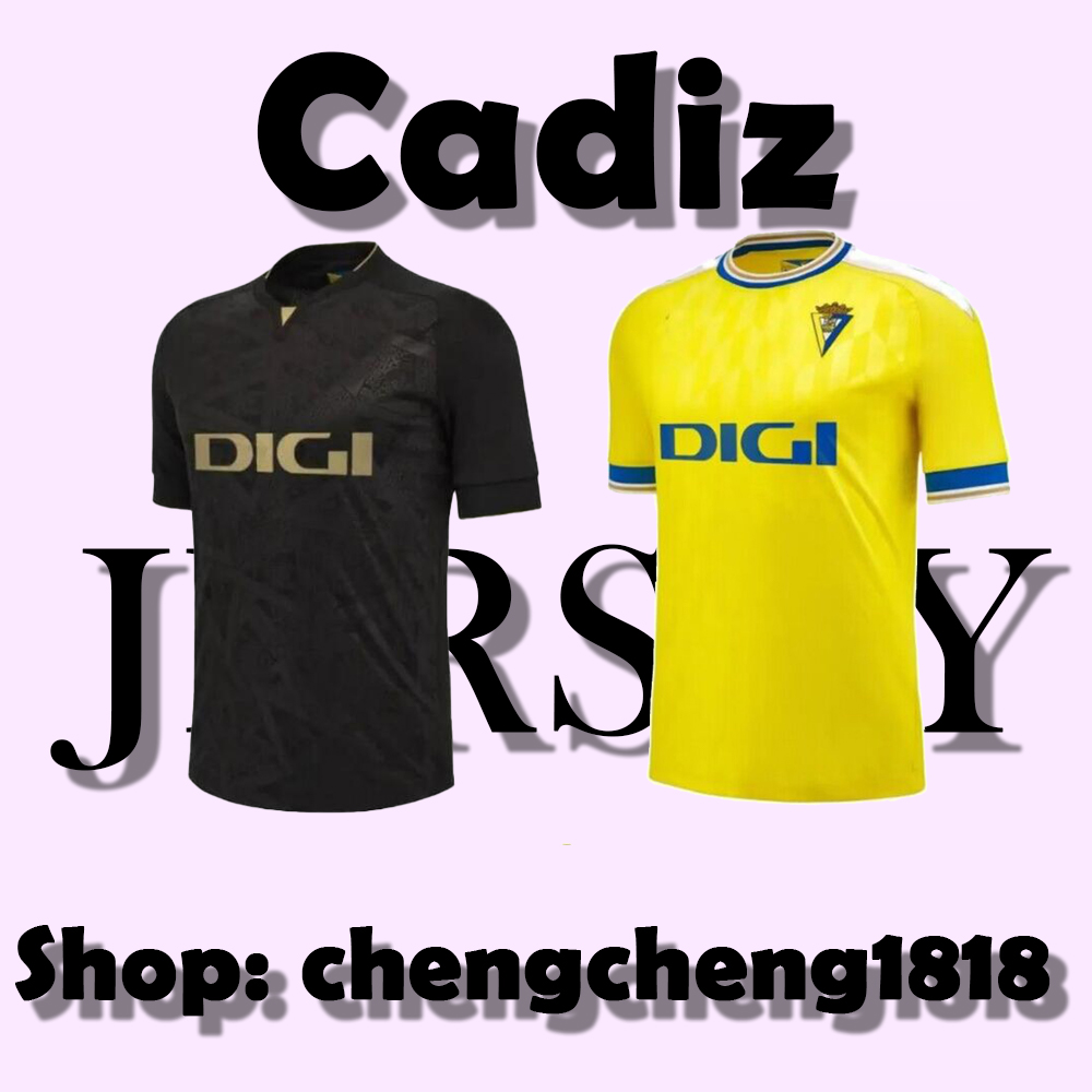 

2023 2024 Cadiz Carnaval special Soccer Jerseys Home Away LOZANO LUCAS MABIL FALI R. ALCARAZ ALARCON A. NEGREDO BLANCO men kids kit 23 24 Football Shirt -XXL, Yellow