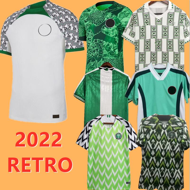 

Nigeria 2023 SOCCER JERSEYS 18 19 22 23 24 Nigerian football Shirt Mens 2022 OKOCHA KANU BABAYARO UCHE WEST IHEANACHO Training suit 94 96 98 uniform 1994 1996 1998 RETRO