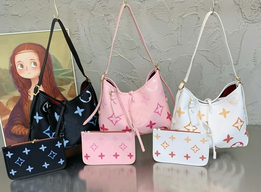 

Top 2pcs/set High Qulity Luxurys Designers Bags Women bag shoulder bag Messenger bags Classic Style Fashion Shoulder Lady Totes handbags purse wallet, Customize