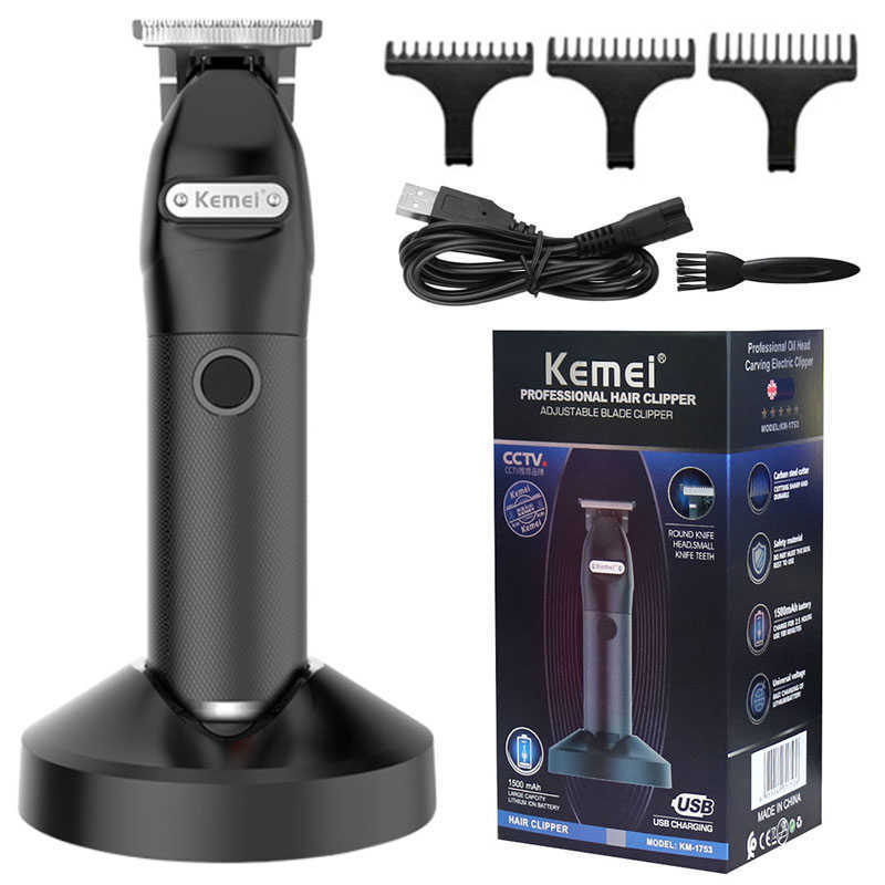 Hair Trimmer corded cordless men electric 100240V hair trimmer professional barber hair clipper beard haircut machine rechargeable-image-884294850