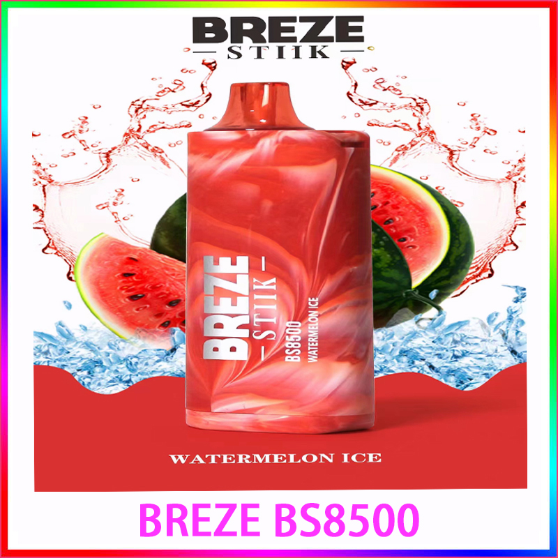 

BREZE STIIK BS 8500 Mesh Coil 1.2Ω Type-C rechargeable Puffs up to 8500 Battery 600mAh Cigvapes