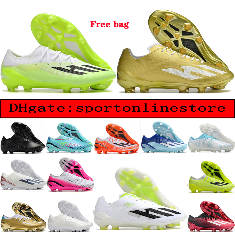 

Send Bag Football Boots Mens X Speedportal FG Soccer Cleats Plating Sole Knit Shoes scarpe calcio Breathable outdoor World Cup SPEEDPORTA chuteiras new Crazyfast, Color 11
