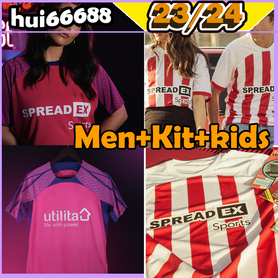 

23/24 SuNDerLAnDS Soccer Jerseys2023 2024 STEWART EVANS SIMMS ROBERTS DAJAKU EMBLETON GOOCH STEWART DIALLO CLARKE PRITCHARD GELHARDT Mens Kids Kit Football Shirt, 23-24 away kids