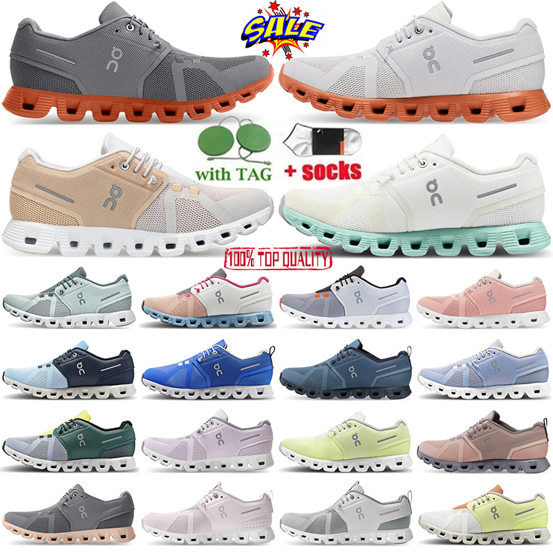 

designer On Running Cloud 5 Shoes womens Sports trainers Federer workout and cross trainning All Black white Lily Pink Frost clouds men women for outdoor sneakers, Colour# 30