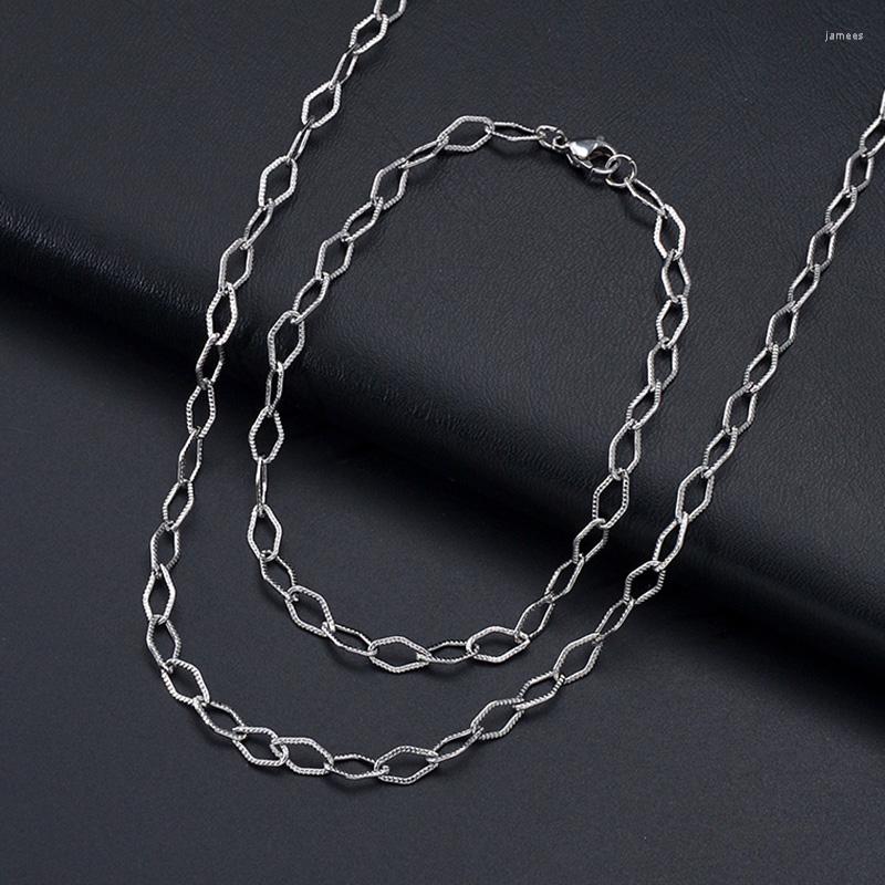 

Chains 1pcs 5mm Stainless Steel Rhombus Shape For DIY Anklet Bracelet Necklaces Jewelry Making Findings Accessories