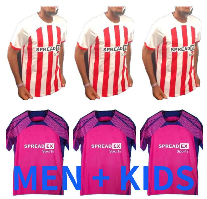 

SUNDERLAND 23 24 soccer jerseys home away BLUE SIS 2023 2024 DAJAKU EMBLETON BROADHEAD Gooch O'NIEN Stewart PRITCHARD NEIL MCGEADY kids baby kit set football shirts