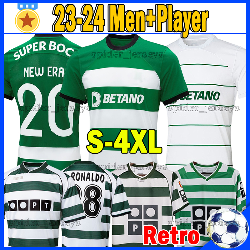 

XXXL 4XL 2023 2024 SpOrTing CP Soccer Jerseys Retro 2001 2003 2004 Football Shirts COATES ACUNA Vietto MATHIEU JOVANE 23 24 Player Version Sarabia Jovane Men Uniforms, Lisiben 23-24 away