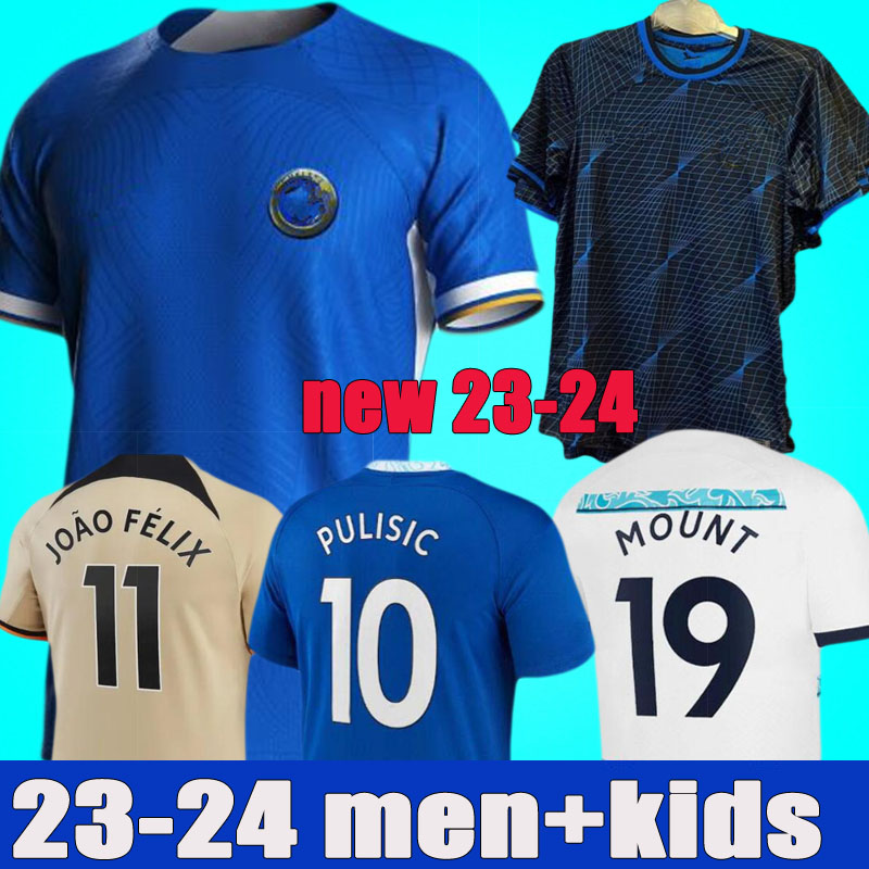 

23 24 home CFC JOAO FELIX Soccer Jerseys NKUNKU PULISIC MOUNT HAVERTZ STERLING 2023 2024 football shirt men kids kit uniform T. SILVA CUCURELLA MUDRYK ENZO JAMES away, 22/23 home