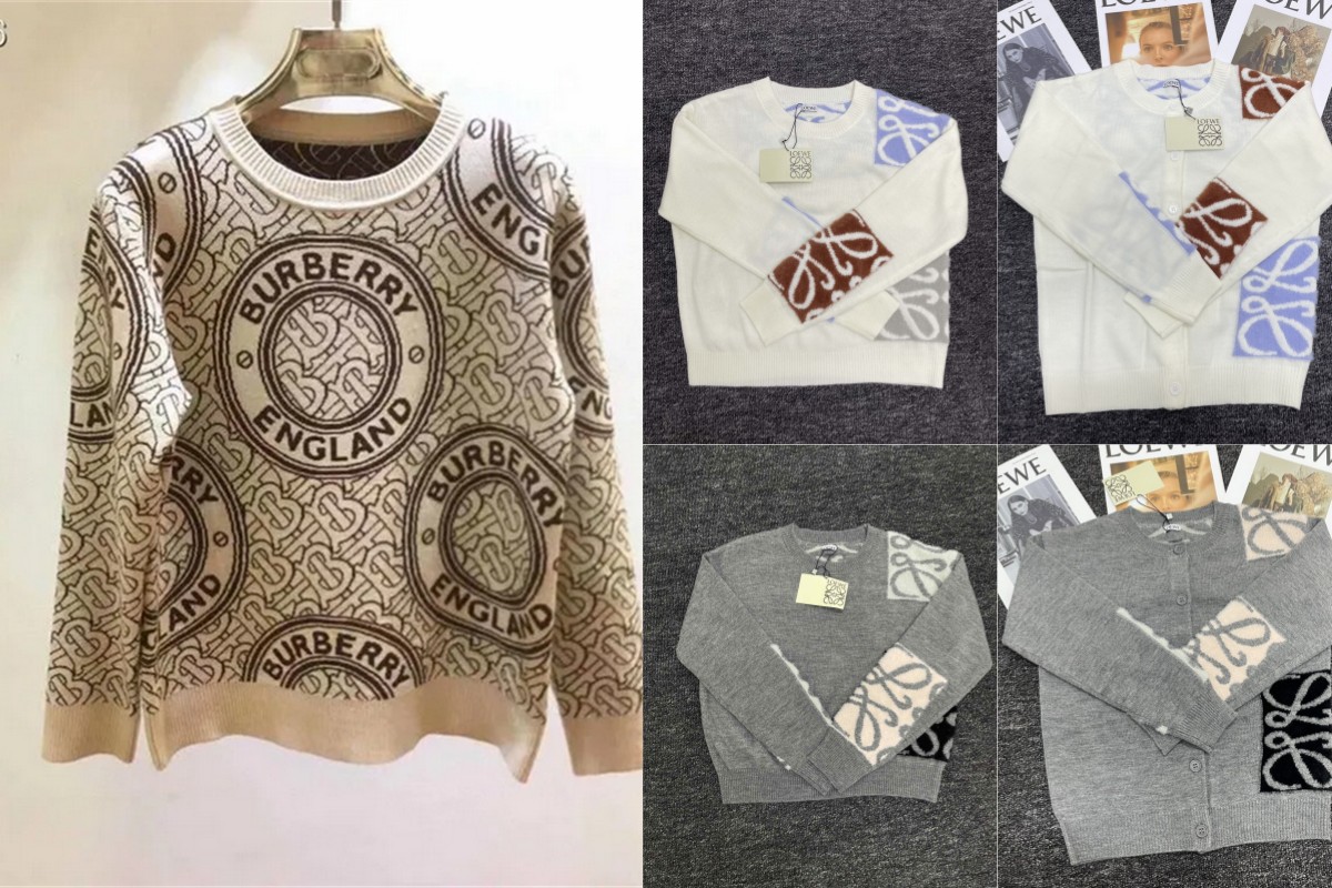 sweater women senior classic leisure multicolor Autumn winter keep warm comfortable S-M MJ0911-image-789304854