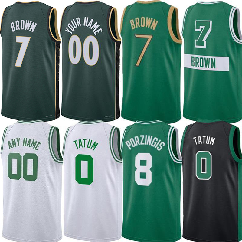 

Celti Custom Basketball Jerseys Jayson 0 Tatum Jaylen 8 Kristaps Porzingis Jaylen 7 Brown 13 Malcolm Brogdon 44 Robert Williams Smart 42 Al Horford City Jersey Men, Colour 1
