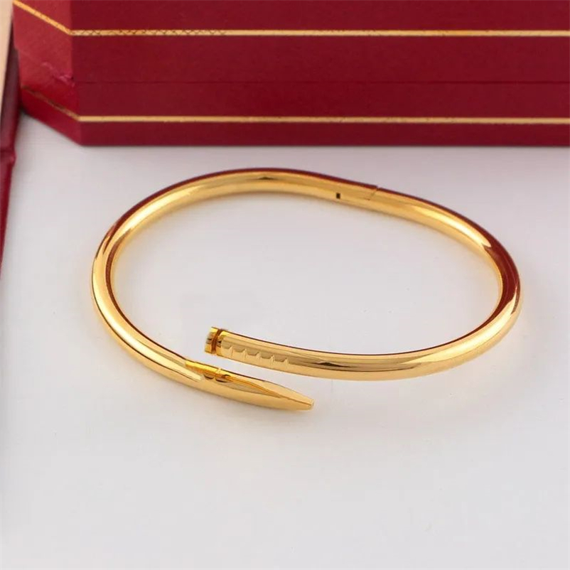 

Fashion Bangle Bracelet charm bracelet designer bracelet 4 Color Titanium Steel nails bracelet diamond bracelet Luxury Designer Jewelry Unisex for Every Occasion