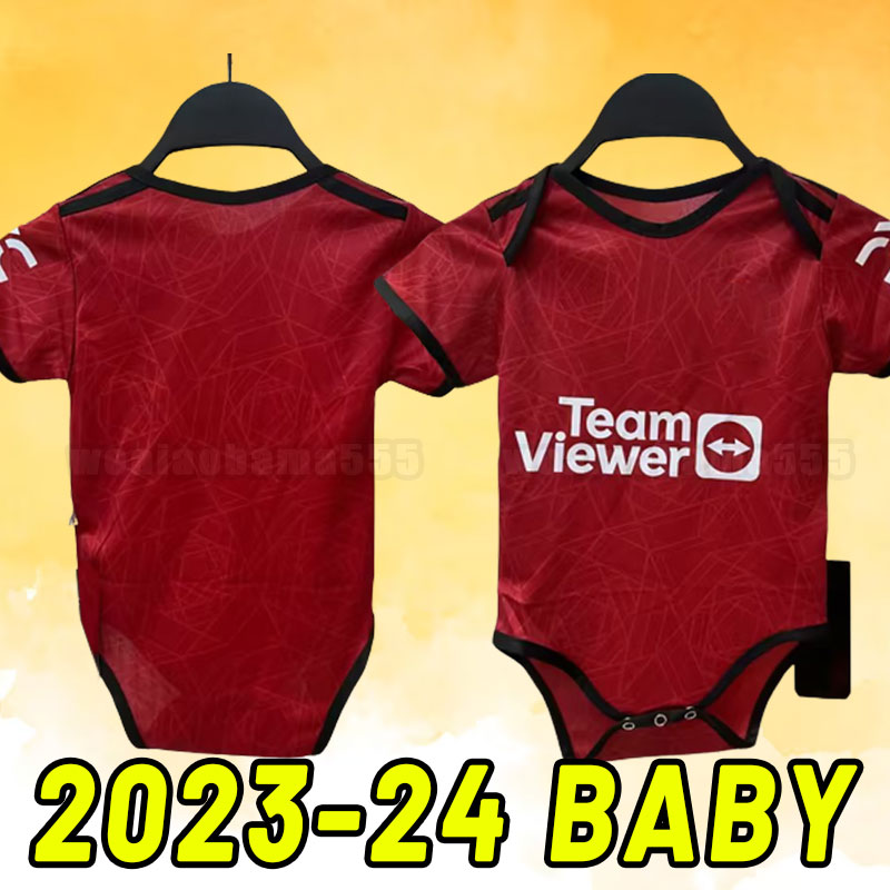

BABY 23 24 MANS UTDs soccer jerseys B. FERNANDES RASHFORD SANCHO football shirt 2023 kids kit ERIKSEN CASEMIRO MANCHESTERS Lancashire Rose fans INFANTS, Home