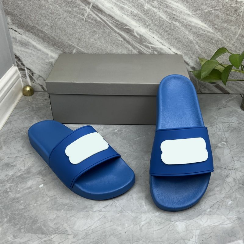

with box Designer womens sandals mule slides white black pink, Color #29