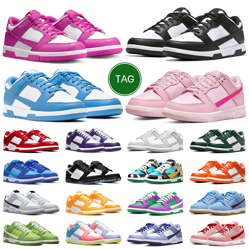 

men women low running shoes White Black Panda Grey Fog Triple Pink Foam Black UNC Coast Rose Whisper Harvest Moon green GAI mens trainer sneakers, #16