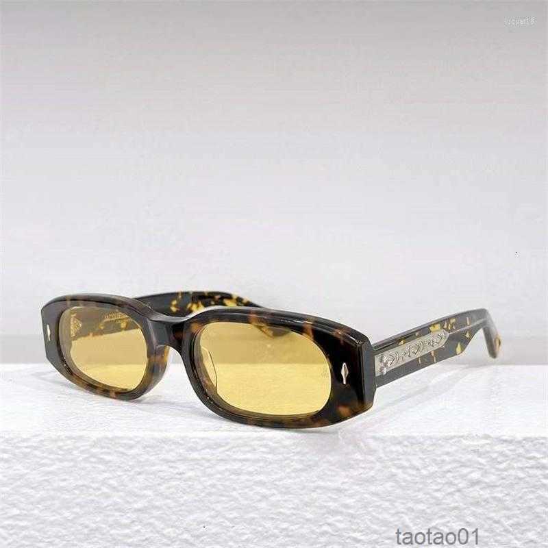 

Sunglasses Top Quality Glasses Jacques Small Acetate Colorful Lenses Hulya for Men Jmm Designer Marie Women Mage Original Boxcw6x