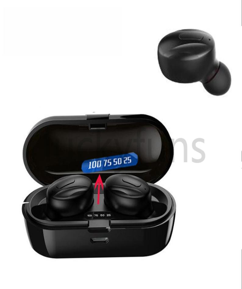 

Wireless earphone tws mini earbuds XG13 running sport in ear headphones sports headset for iPhone Samsung S21 NOTE 20 stylo 75443474, Black