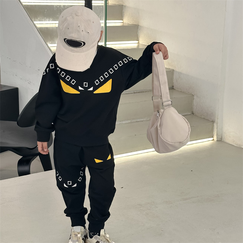 Designer baby kids clothes fashion letter clothing set boys girls Sweatshirt Set Autumn Winter Sportswear childrens clothes Hoodie Suit