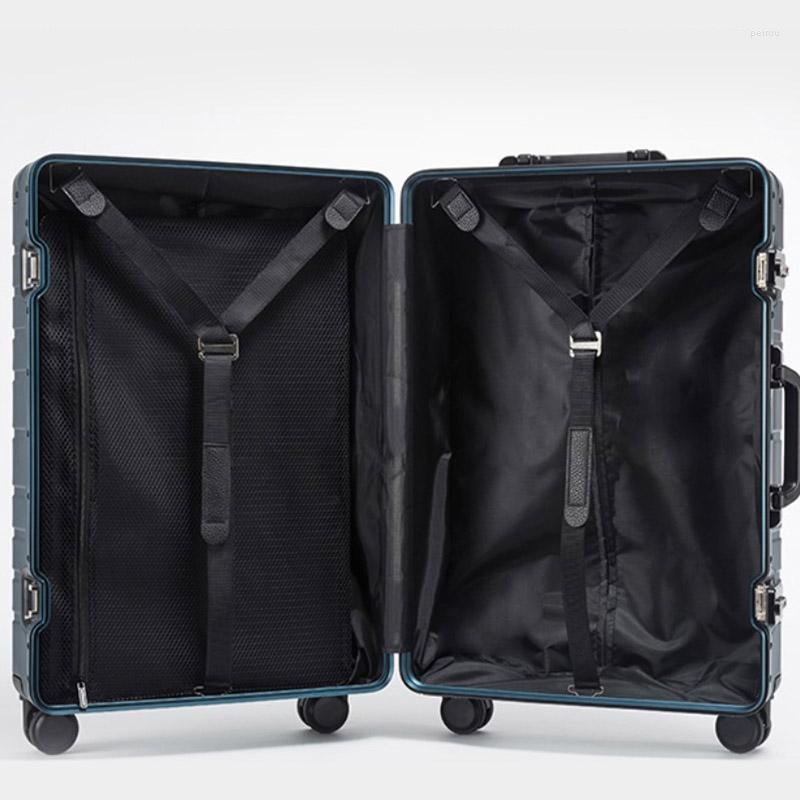 

Suitcases TRAVEL TALE Aluminum Suit 24" Spinner 20" Business Luggage Trolley On Wheel