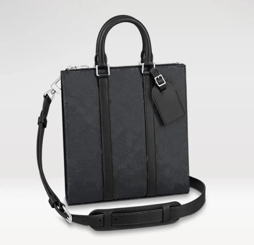 

10A Sac Plat Cross Men Fashion Designer bag Luxury Bag Handbag Tote Crossbody Shoulder Bag Messenger Bag TOP Mirror Top Quality Pouch Purse Genuine Leather Black, Black flower 59960