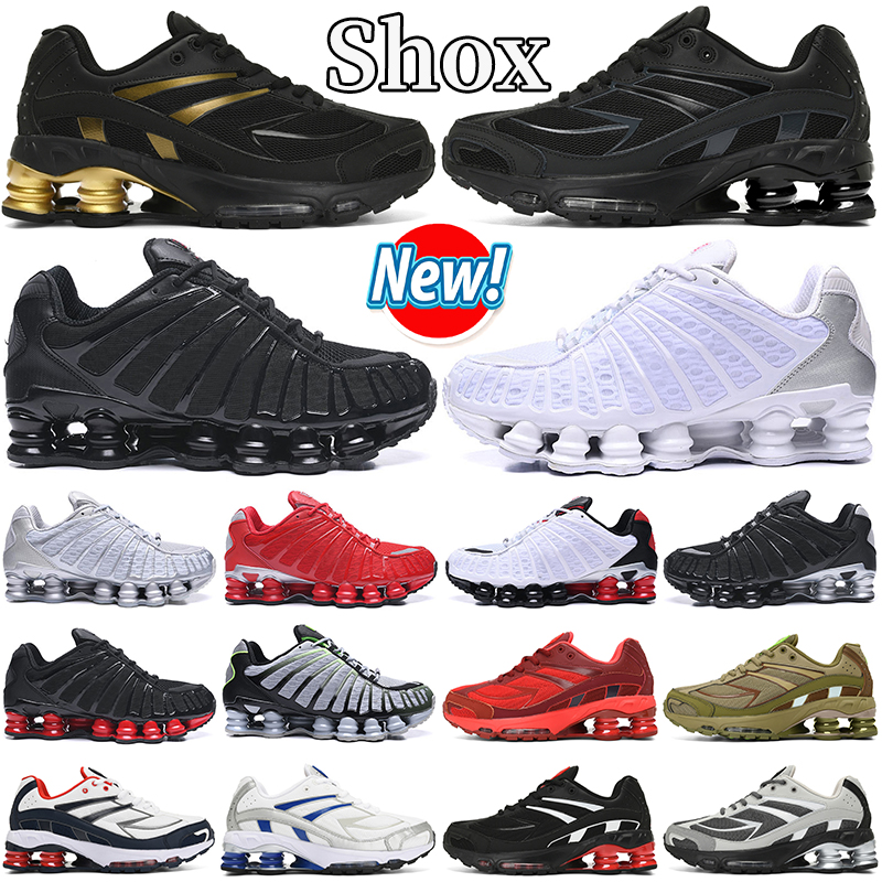 

OG Shox TL Ride 2 Men Womens Running Shoes OZ NZ 301 Triple White Black Pink Blue Grey Women Mens Trainers Outdoor Sport Sneakers Walking Jogging, Nz leven black grey