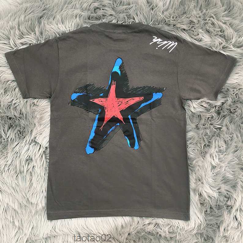 

T-shirt Men Tee Fashion Tras Outwears Sco Designer Loose High Street Dover StarMZOX, Gray