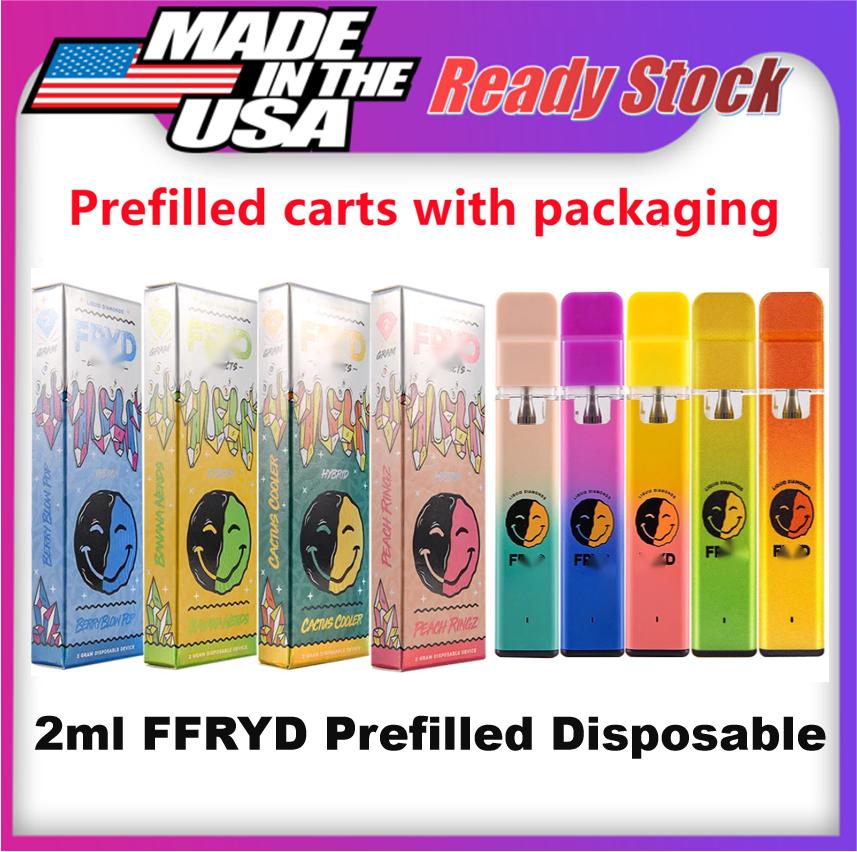 

USA STOCK 2ml Prefilled FRYD CALIFORNIA HONEY GCC disposable LIVE RESIN vape cartridges with prefilled ship from USA warhouse