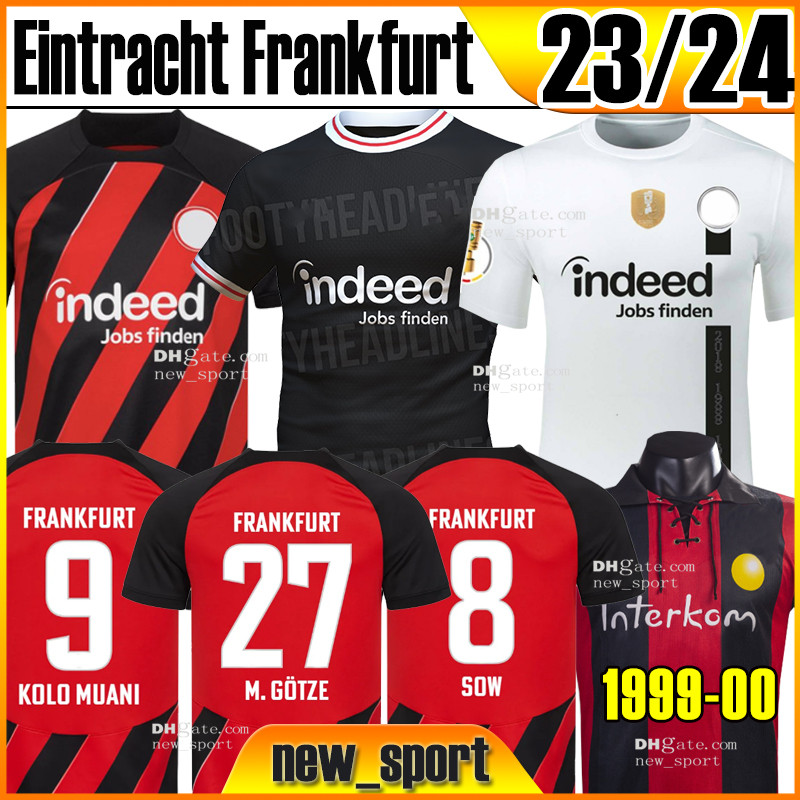 

XXXL 4XL DFB POKAL FINAL 23 24 Eintracht Frankfurt Soccer Jerseys 27 M.GOTZE Europa kits sets LAMMERS KOSTIC Men Set Shirt BORRE HAUGE 2023 2024 football shirt, 22 23 away