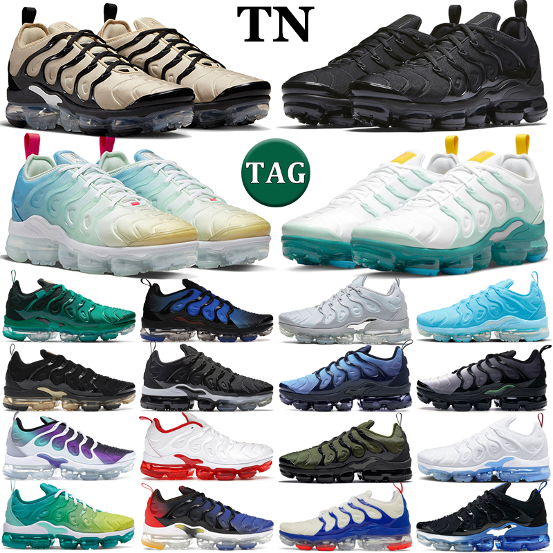 

tn plus running shoes men women Triple Black White Cool Grey Metallic Gold University Blue Fury Obsidian Atlanta mens trainers outdoor sports sneakers, 20