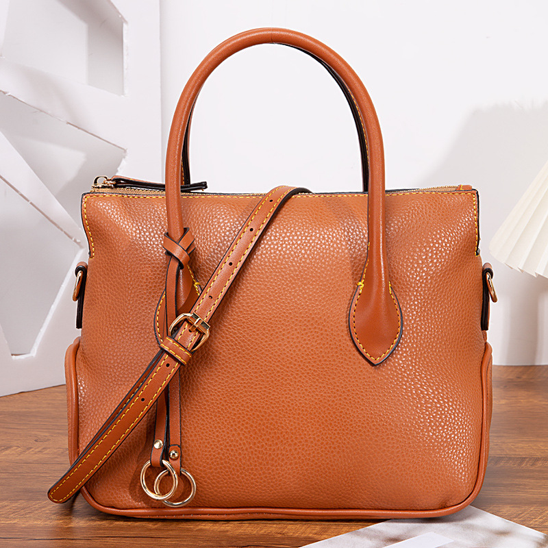 

Designer Bags Fashion Handbags PU Tote Bag Retro New Grain Pebble Pattern Contrast Color Bag Handheld Crossbody Women's Bag Single Shoulder bag, Size 26*20*13cm