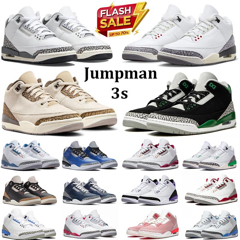 

Jumpman 3 Men Basketball Shoes 3s White Cement Wizards Lucky Green Georgetown Hall Of Fame Hide N' Sneak Mens Trainers Sports Sneaker, #34