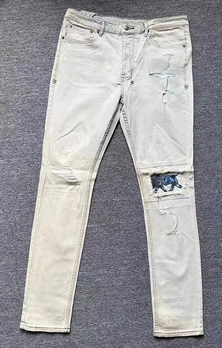 

Ksubi Jeans Exclusive correct version Brand Elastic Casual Long Men's Summer New Style