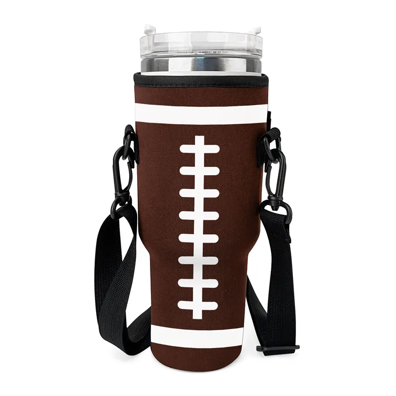 40oz Cup Neoprene Sleeve Cover 40oz Vacuum Water Bottle Holder With Adjustable Shoulder Strap I0703