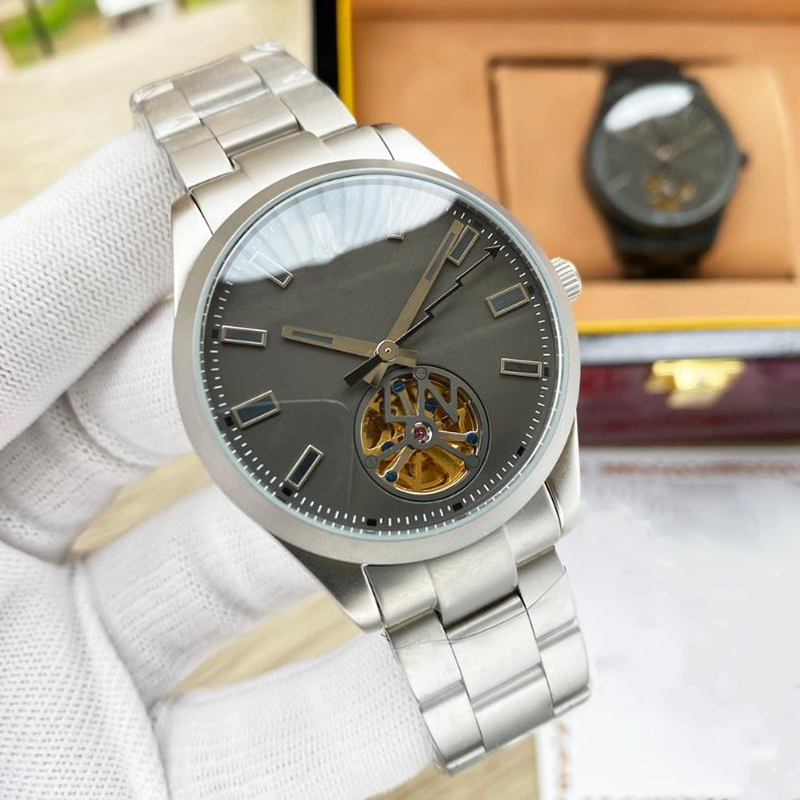 

Luxury designer watch Men's watch movement 40MM all stainless steel waterproof multi-color watch Sapphire designer swimming Tourbillon watch, Tool