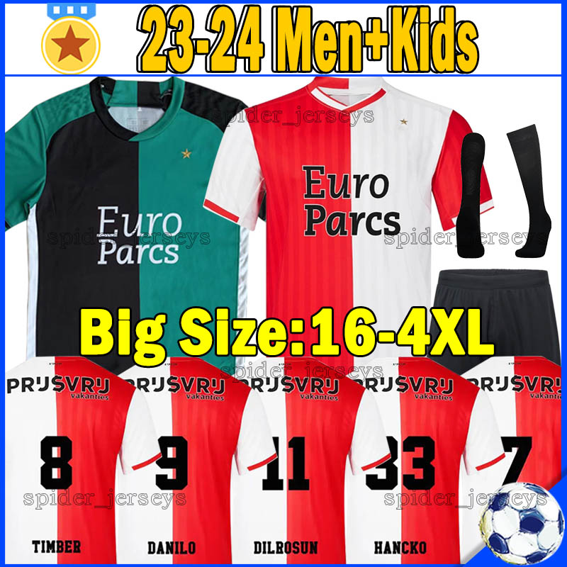 

XXXL 4XL 23 24 FeyeNooRds KOKCU Soccer Jerseys Gimenez Danilo 2023 2024 Football Shirts TIMBER HARTMAN DILROSUN PAIXAO Szymanski TAABOUNI HANCKO Men Kids Kits, Feiyenuode 23-24 home patch